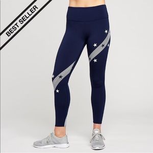 Soul by SoulCycle Navy Star Leggings
